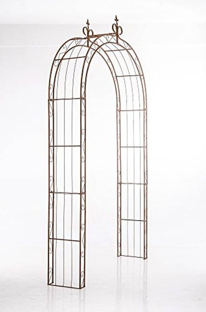 Test : arche à rosiers Sun de CLP en fer forgé, marron antique