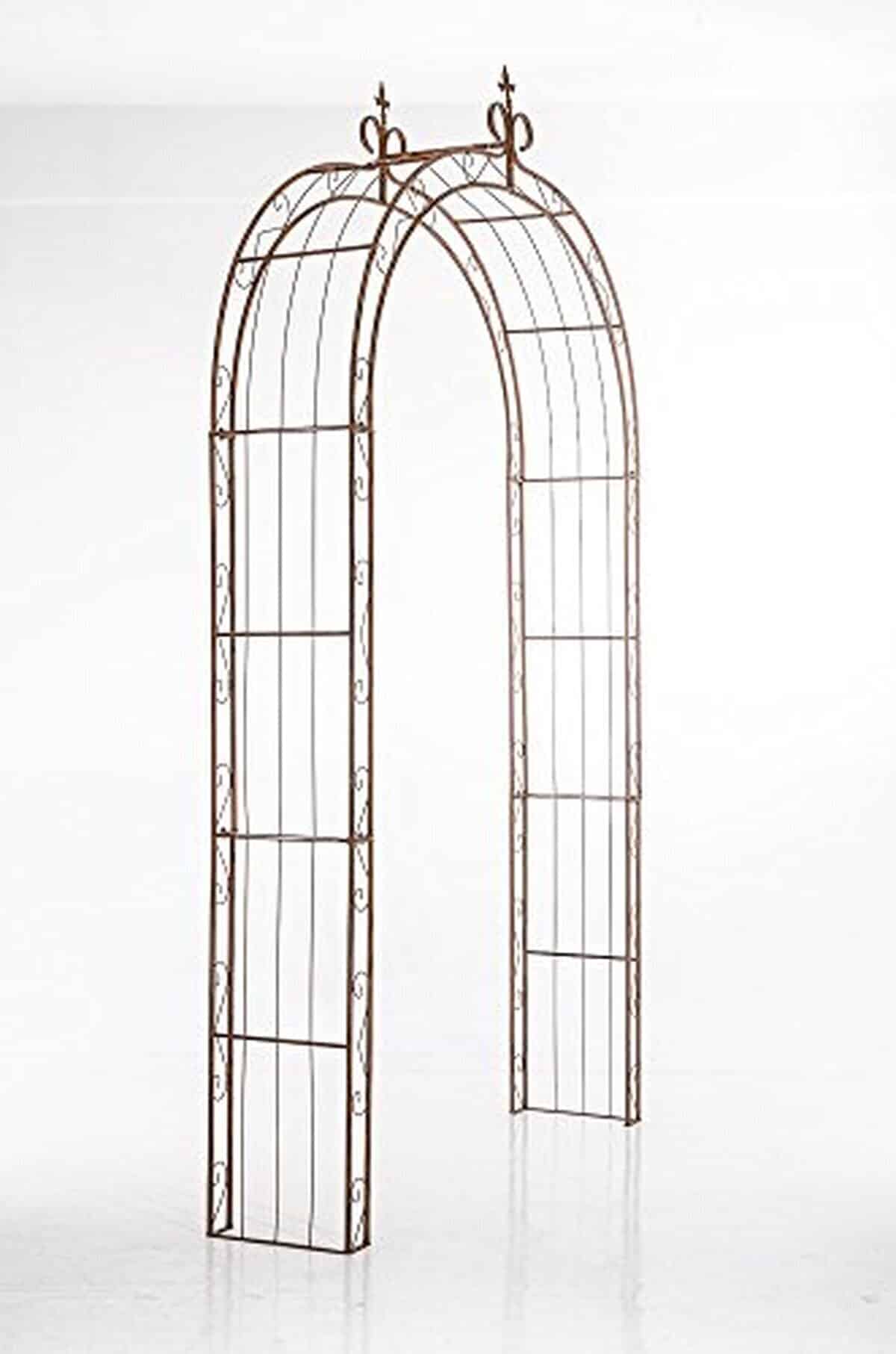 Test : arche à rosiers Sun de CLP en fer forgé, marron antique