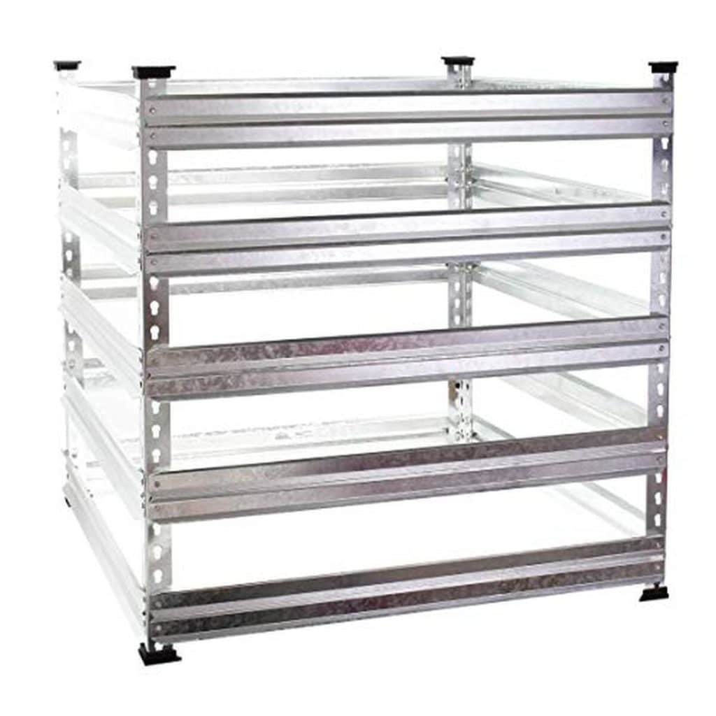 Test composteur WilTec 1300 L : bac en métal pour jardin fertile