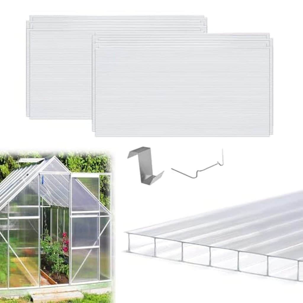 Test des serres double pont JOIEYOU en polycarbonate 4 mm