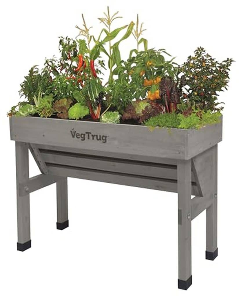 Test du VegTrug Wallhugger petit modèle gris : jardin vertical astucieux