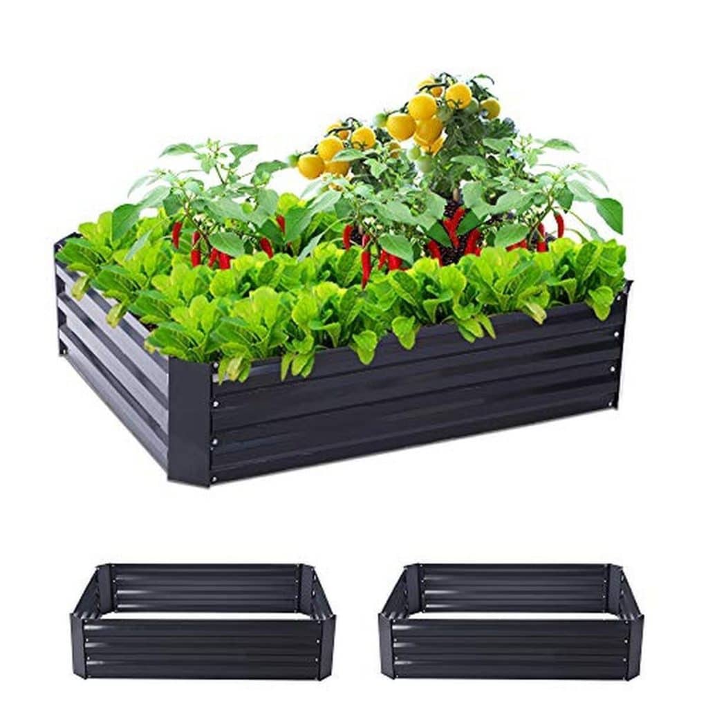 Test : jardinière surélevée en métal Taleco Gear 120 x 90 cm