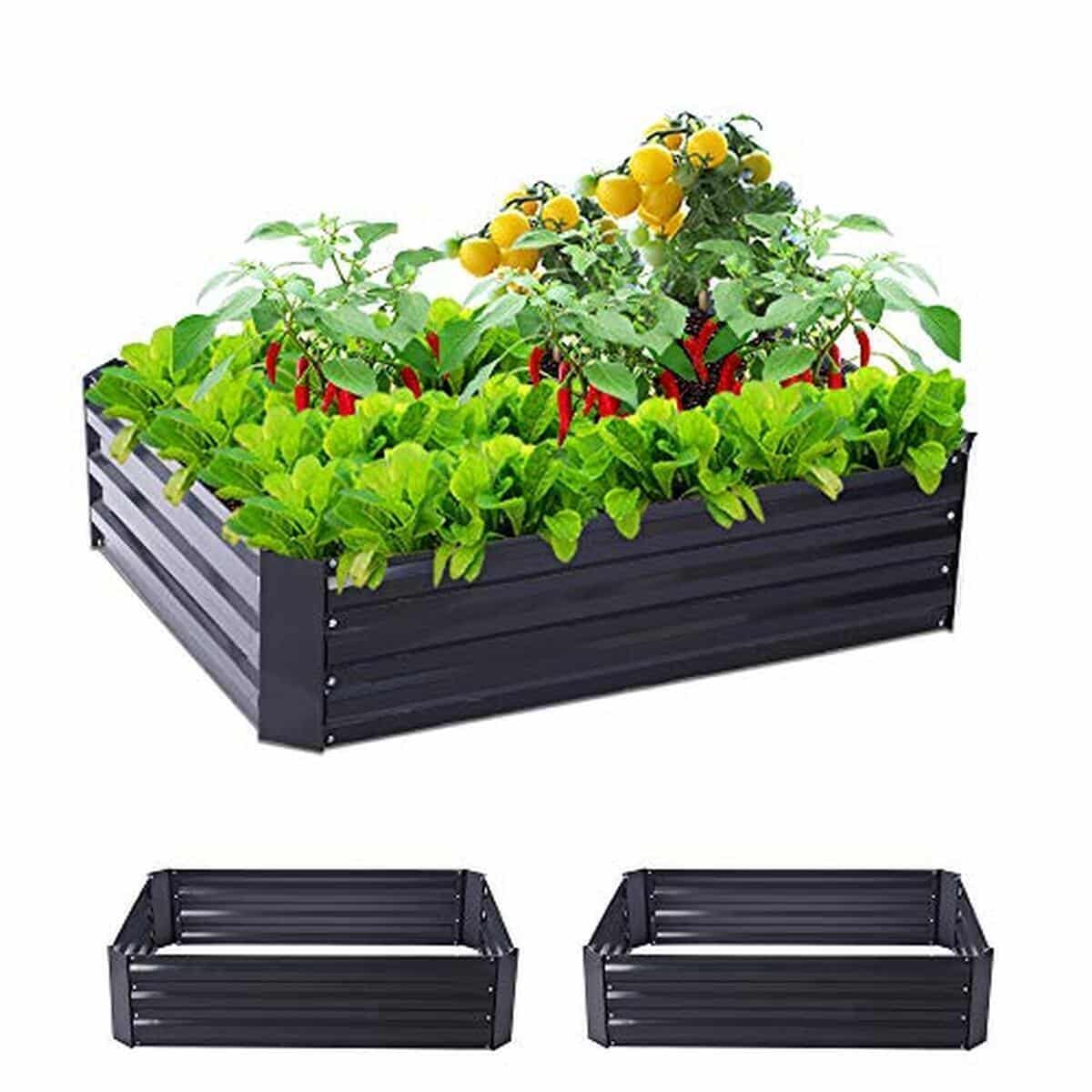 Test : jardinière surélevée en métal Taleco Gear 120 x 90 cm