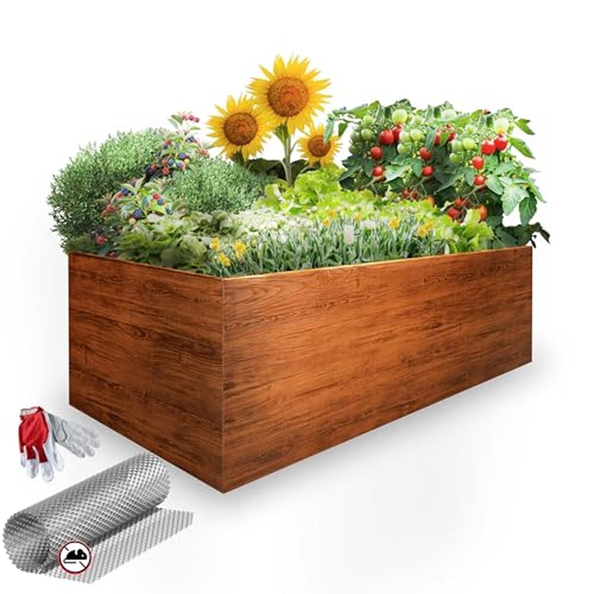 Test : jardinière surélevée XXL Gartendek en métal galvanisé