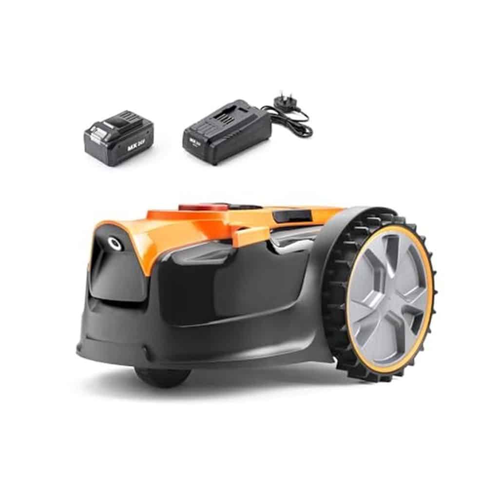 Test : lawnMaster OcuMow, tondeuse robot sans fil de limite avec batterie lithium 24 V
