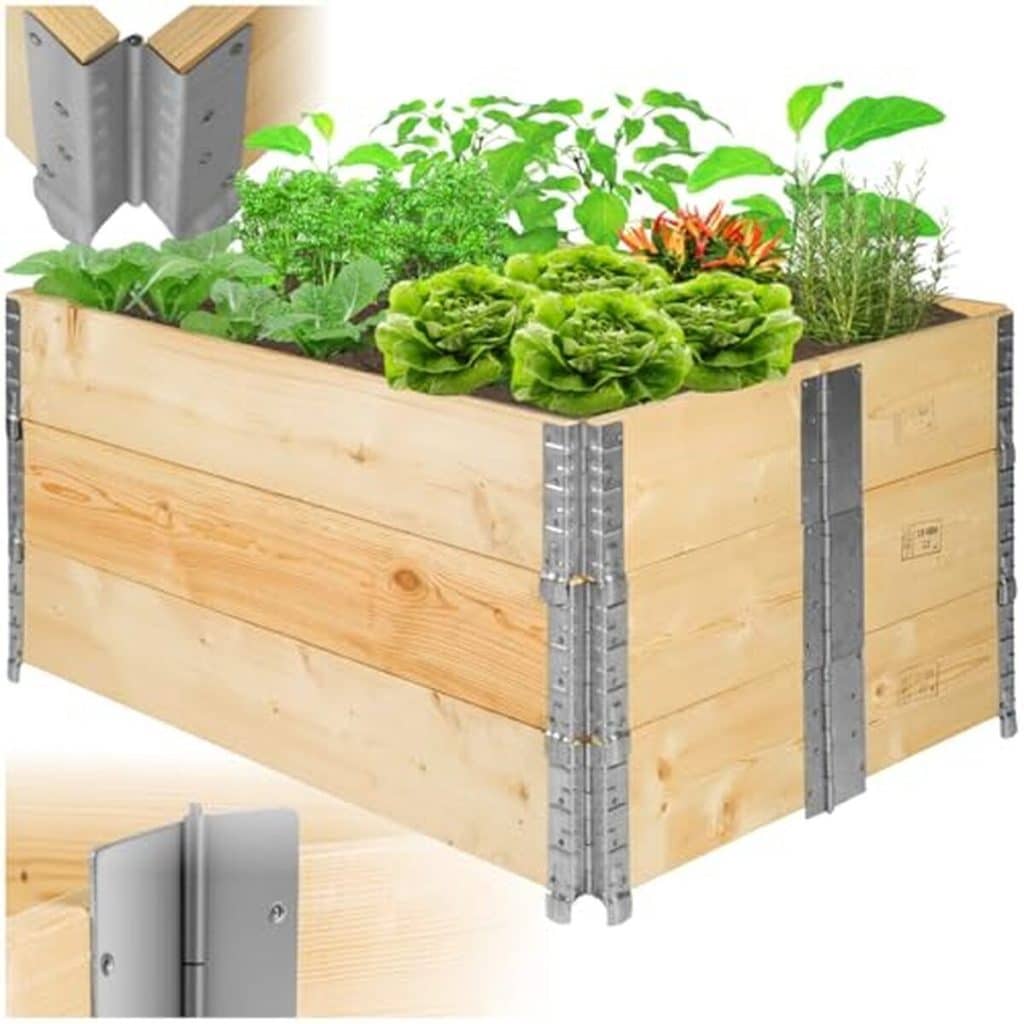 Test : tecTake lit de jardin potager surélevé en bois