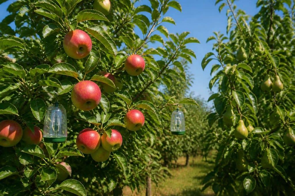 Traitements efficaces contre le carpocapse des pommiers et poiriers