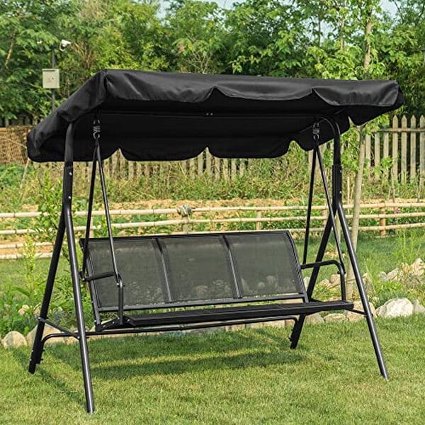 Découvrez notre test complet de la balancelle MCombo 8007 noir 3 places : confort, design et performances pour votre jardin. 