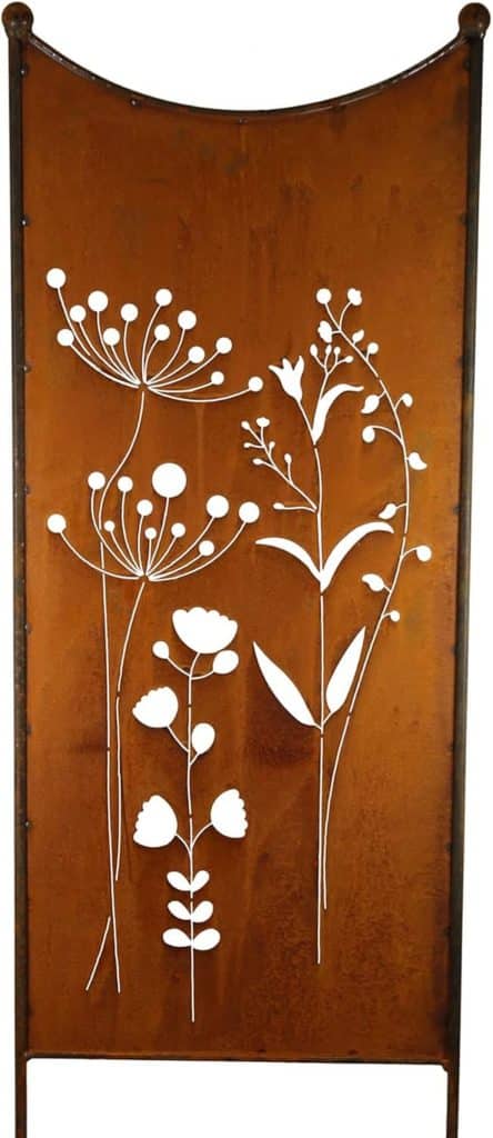 Avis sur la plaque de jardin Bornhöft, décoration fleurs de prairie