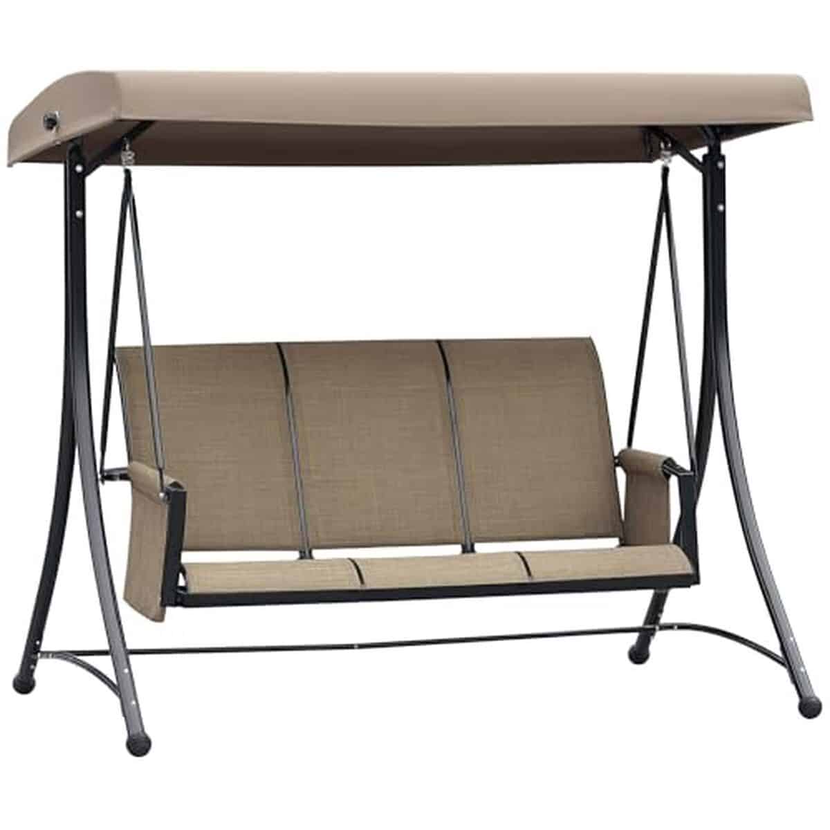 Test balancelle Outsunny 3 places : confort et rangement au jardin
