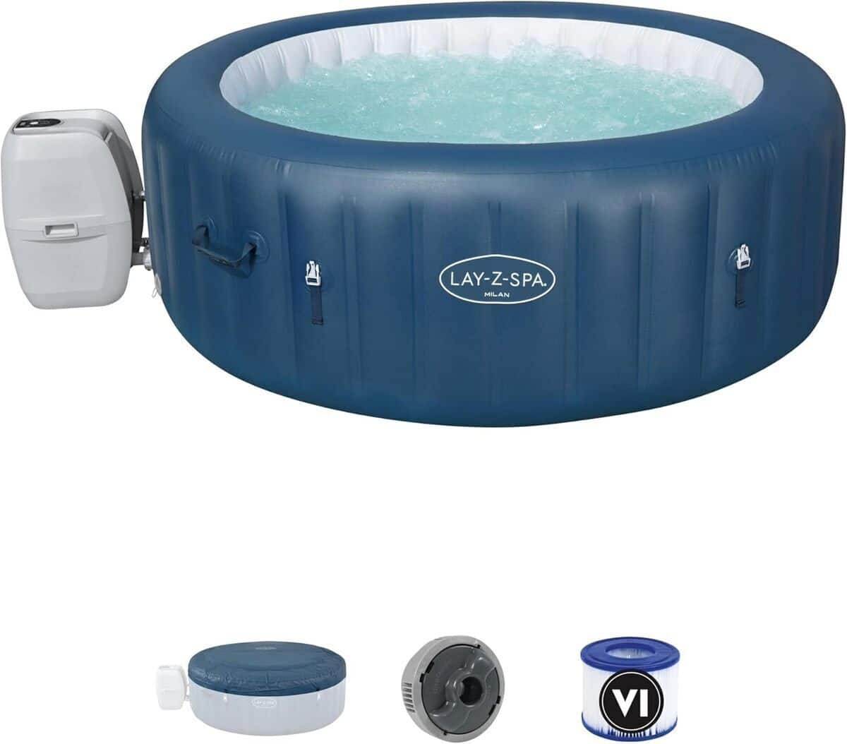 Test du spa Bestway LAY-Z-SPA® Milan : confort et convivialité