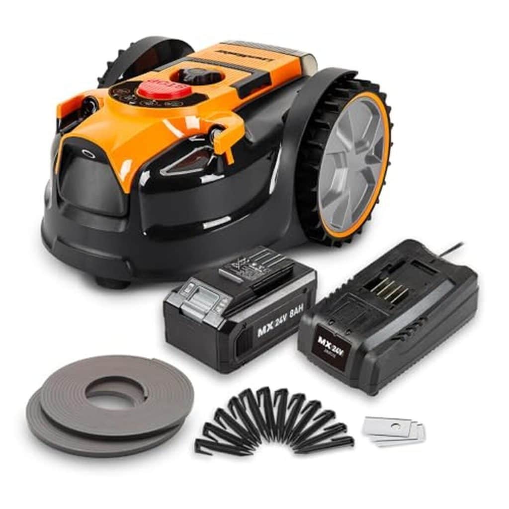 Test : robot tondeuse autonome 24V - 8Ah efficient