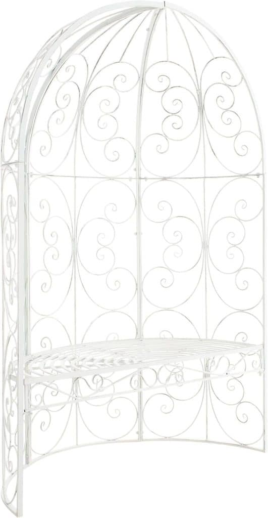 Avis sur le banc de jardin Rosie demi-cercle de CLP : élégance antique