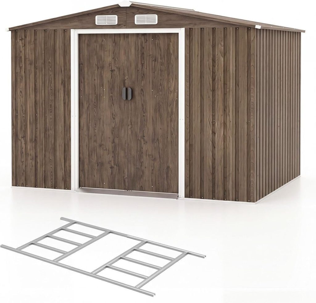Test abri de jardin Costway 2.3㎡ : spacieux et résistant