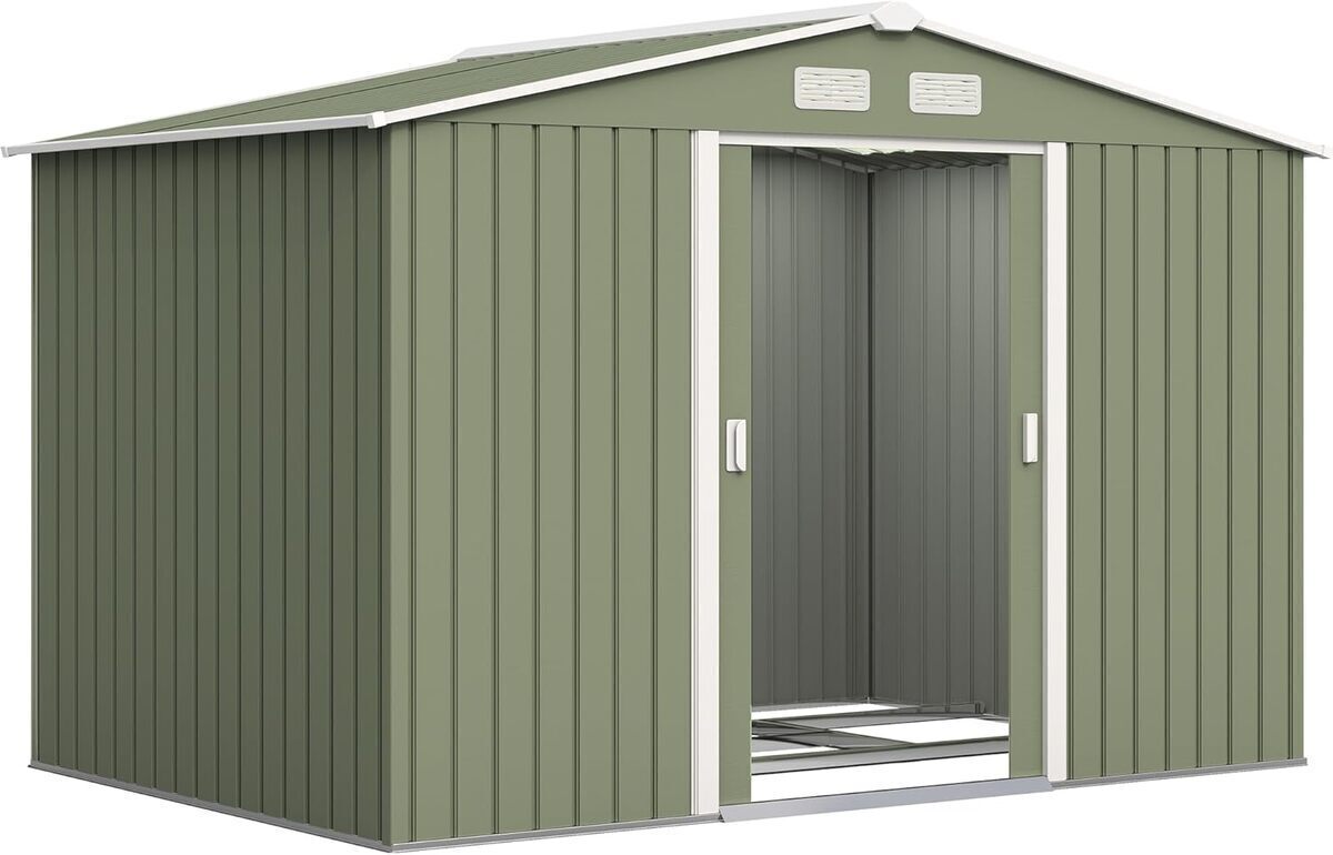 Test : abri de jardin Outsunny en métal 5, 4 m² et kit de fondation