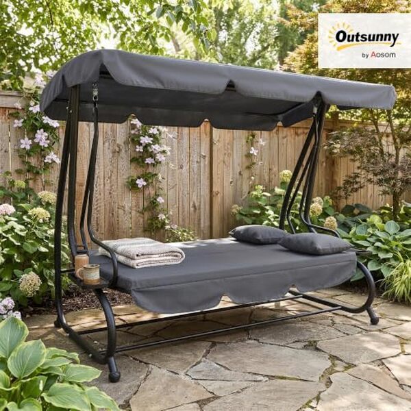 Découvrez notre test détaillé de la balancelle jardin Outsunny 3 places avec toit ajustable. Avis, caractéristiques et conseil d'achat pour votre terrasse.