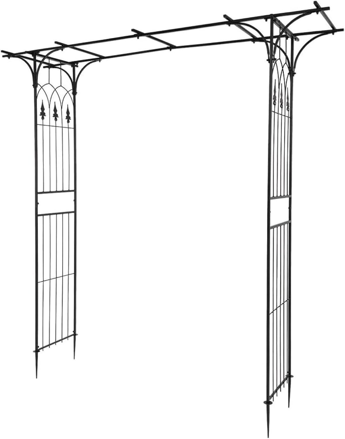 Avis : arche en fer forgé LEADZM pour jardin et mariage