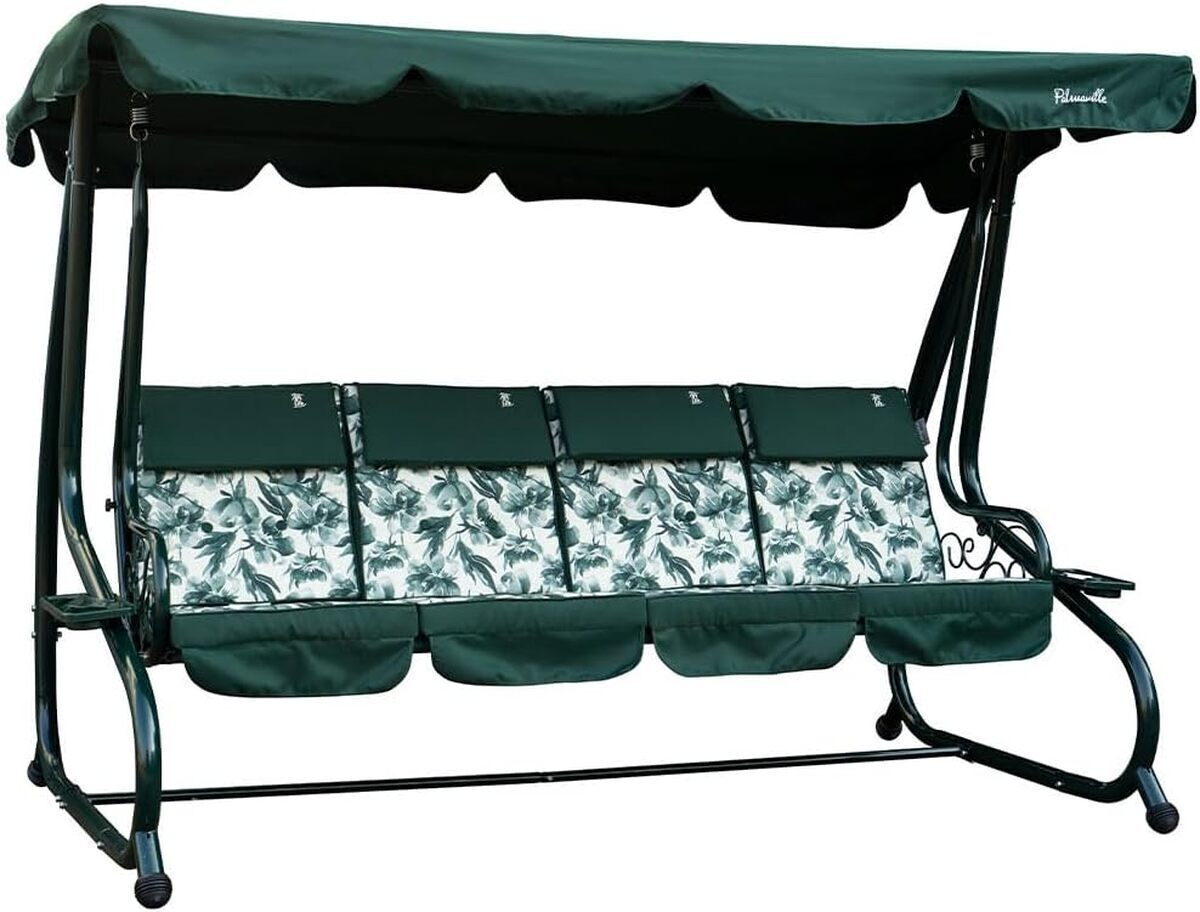 Test : balancelle de jardin inclinable Mizar (4 places)