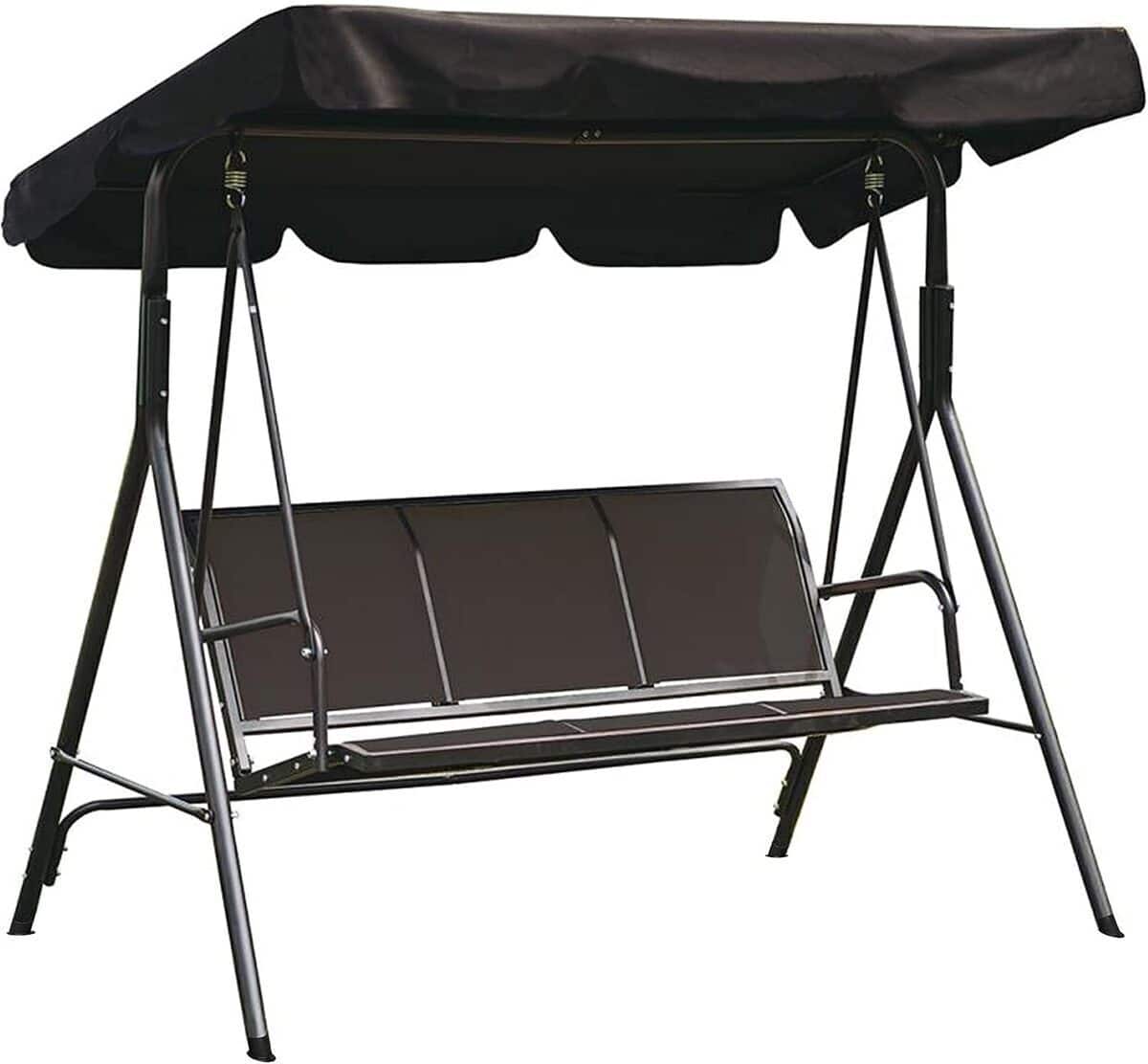 Test : balancelle Loywe 3 places, inclinaison réglable, modèle LW64S