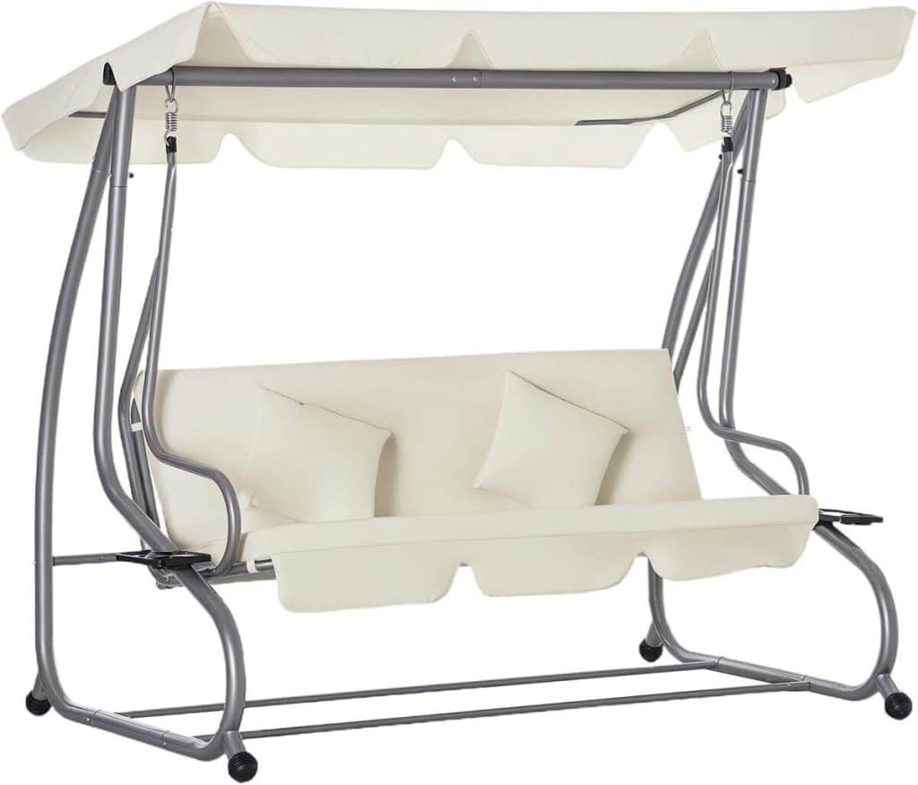 Test de la balancelle 3 places Outsunny : confort et polyvalence