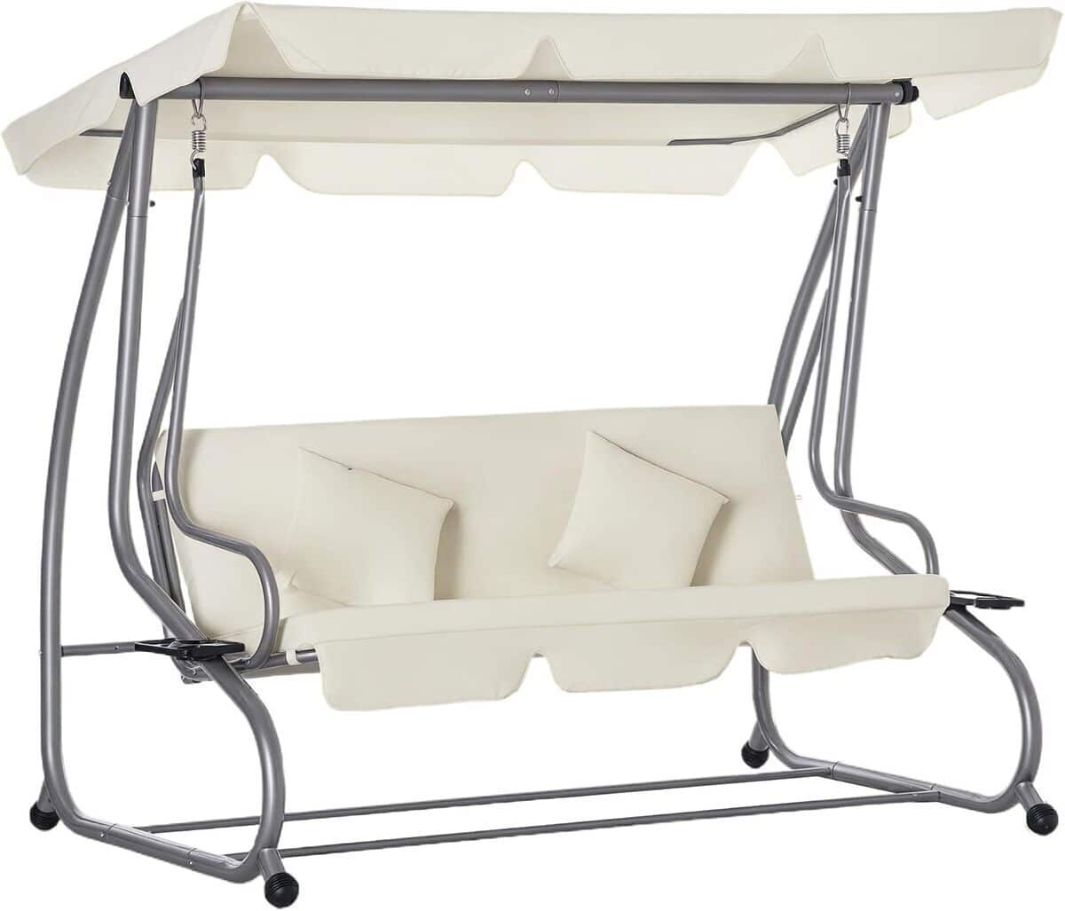 Test de la balancelle 3 places Outsunny : confort et polyvalence