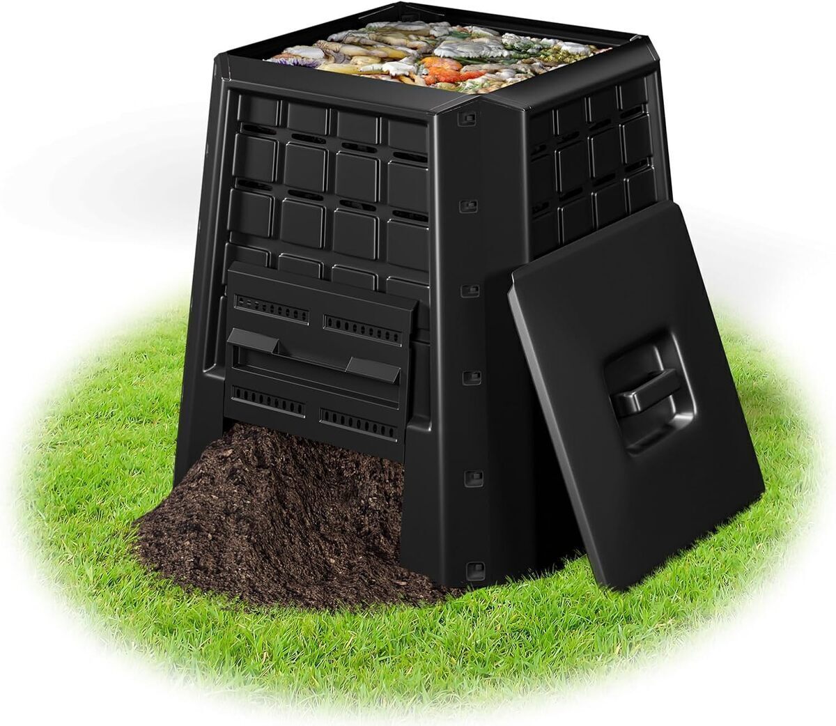 Test du composteur de jardin COSTWAY 380 L : efficacité et praticité